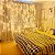Kit com 100 Fio de Fada Cortina Fixa Cobre 300 LEDs 3x2M Branco Quente - Bivolt - Imagem 1