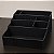 Organizador de Maquiagem Preto Multiuso - Imagem 2
