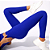 Calça Legging Canelada Premium de Cintura Alta Sem Costura Academia Feminina Elástica e Fitness - Imagem 2