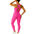 Macacão Longo Feminino Fitness Canelado Premium Academia Com Bojo Zero Transparencia - Imagem 5