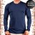 Blusa de Frio Segunda Pele Térmica Peluciada Inverno Frio Forrada Flanelada Manga longa Masculina - Imagem 1