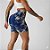 Shorts Feminino Academia Marmorizado Zero Transparencia Cintura Alta Levanta Bumbum - Imagem 1
