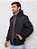 Jaqueta Masculina Dupla Face Com Capuz Bege e Preto - Imagem 3