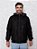Jaqueta Masculina Dupla Face Com Capuz Preto - Imagem 2