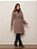 Sobretudo feminino nylon Marron - Imagem 5