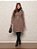 Sobretudo feminino nylon Marron - Imagem 1