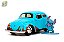 Miniatura VW Fusca - Stitch - com Boneco - Jada Toys - Escala 1/32 - Imagem 1