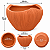 Vaso Cerâmica modelo Coco - Imagem 1