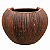 Vaso Cerâmica modelo Coco (Marron) tamanho 2 - Imagem 2