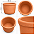 Vaso de Cerâmica Terracota 18 cm para plantas em geral - Imagem 4