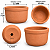 Vaso de Barro Terracota Redondo 15 cm - ideal para plantas - Imagem 2