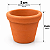 Mini Vaso de Barro Terracota 5 x 6 cm para plantas - Imagem 2