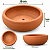 Bacia /Vaso/Cuia de Cerâmica p/ Suculentas,Cactos,Bonzai, - Imagem 4