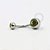 BB14 Navel Tradicional Strass Verde Oliva Aço 316L - Imagem 1