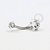 BB21 Navel Estrela Zirconia Aço 316L - Imagem 1