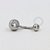 BZ01 Navel Tradicional Zirconia Aço 316L - Imagem 1