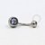 BZ04 Navel Tradicional CZ Tanzanite Aço 316L - Imagem 1
