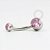 BZ10 Navel Zirconia Flat Aço 316L - Imagem 3
