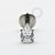 PB107 Labret Gota Zirconia Aço 316L - Imagem 1