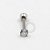 PB15 Microbell Reto Zirconia Aço 316L - Imagem 1