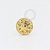 PVD108 Labret Mandala Aço PVD Gold - Imagem 1