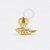 PVD111 Labret Asa Aço PVD Gold - Imagem 1