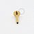 PVD117 Haste Labret Aço PVD Gold - Imagem 1
