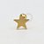 PVD33 Microbell Estrela Aço PVD Gold - Imagem 1