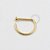PVD86 D Ring Aço PVD Gold - Imagem 1