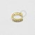 AR08 Argola Clicker Mini 6 CZ (P) Banho Ouro - Imagem 1