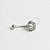 BN29 Navel Coroa CZ Banho Ródio - Imagem 1