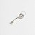 BN32 Navel Zirconia Banho Ródio - Imagem 1