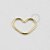 CR02 Daith Coração Fino Banho Ouro 18K - Imagem 1