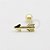 MB07 Microbell Reto Flecha  Banho Ouro - Imagem 1