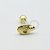 MB10 Microbell Reto Caveira Banho Ouro - Imagem 1