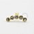 MB23 Microbell Reto Cluster 5 CZ Modelo 02 Banho Ouro - Imagem 1