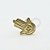 MB29 Microbell Reto Mão Hamsa Banho Ouro - Imagem 1