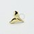 MB30 Microbell Reto Calda Sereia  Banho Ouro - Imagem 1