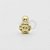 MB35 Microbell Patinha Chapa Banho Ouro - Imagem 1
