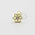 MB44 Microbell  Flor Lotus Vazada Banho Ouro - Imagem 1