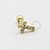 MB54 Microbell Cruz CZ Banho Ouro - Imagem 1