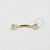 MB73 Microbell Curvo Zirconia Banho Ouro - Imagem 1