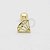 MB75 Microbell Diamante Banho Ouro - Imagem 1