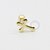 MB87 Microbell Cruz Modelo 2 Banho Ouro - Imagem 1