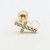 MB88 Microbell Cruz Cravejado Banho Ouro - Imagem 1