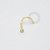 NR31 Nostril CZ 0.8mm Banho Ouro - Imagem 2
