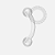 BF03 Piercing Microbell Curvo Silicone - Imagem 1