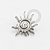 TN1881 Topo Sol Espiral Titânio ASTM F-136 - Imagem 1