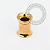 TN1995  Alargador 6mm Rosca Interna  Titânio PVD Gold - Imagem 1