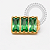 TN2025 Topo Bateria Completa CZ Titânio PVD Gold - Imagem 1